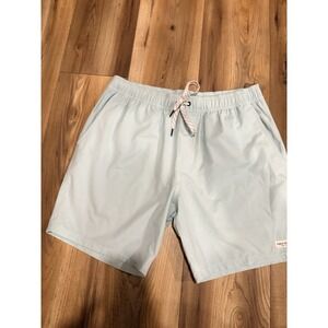 Public Access Men's Shorts Small Mint Green Utility Beach Summer Pockets Swim
